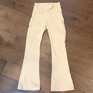 DSG Girls Beige Flared Yoga Pants Size Small 8/9 C3-069